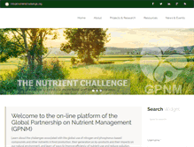 Tablet Screenshot of nutrientchallenge.org